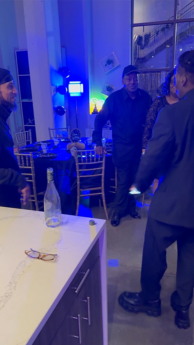 Marcus at a family event