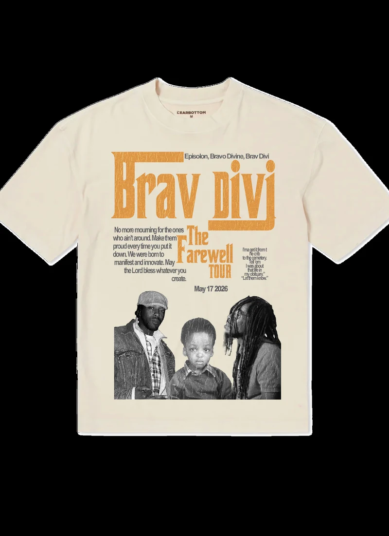 Brav Divi — The Farewell Tour Tee (Natural)
